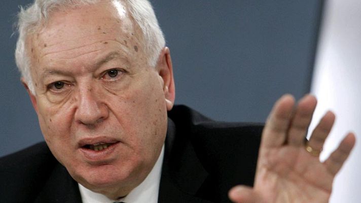 Telediario 1 - Margallo habla de Venezuela