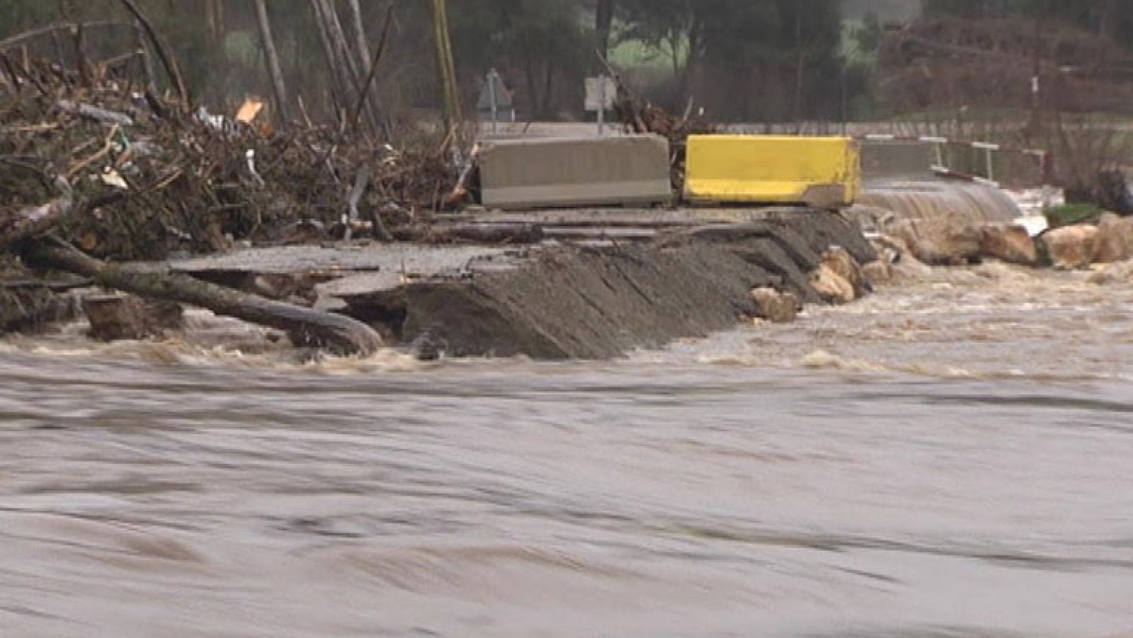 Fuertes lluvias en el oeste de la peninsula