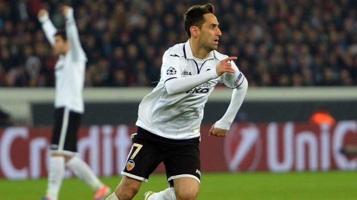 Champions League - Jonas adelanta al Valencia (0-1)