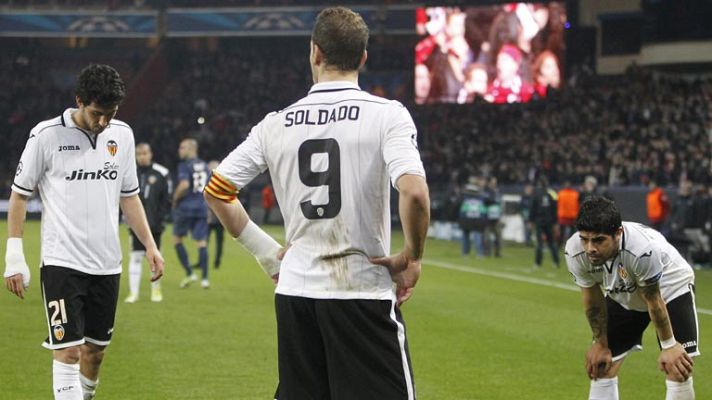 Telediario 1 - La Champions da la espalda al Valencia en París