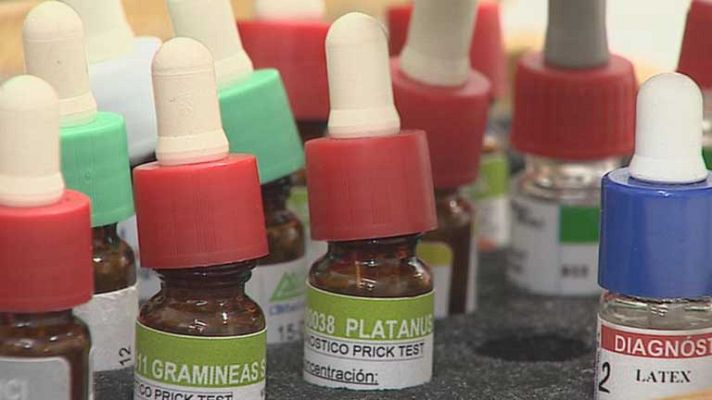 Telediario 1 - Alérgicos al polen