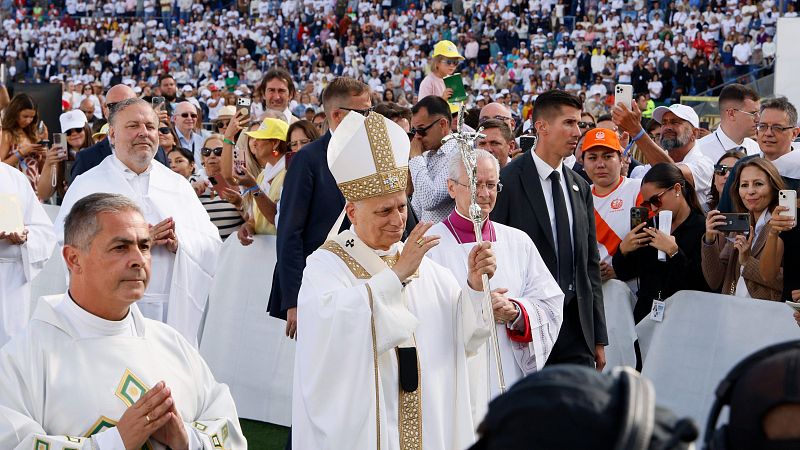 Misa multitudinaria del papa León XIV en Gran Canaria - Especiales informativos | Ver