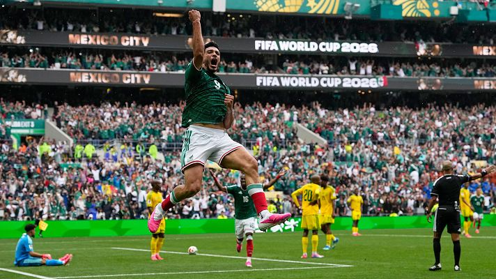 Gol de Raúl Jiménez en el partido México - Sudáfrica | Mundial 2026 | Ver vídeo