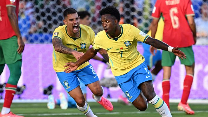 Gol de Vinicius en el partido Brasil - Marruecos | Mundial 2026 | Ver vídeo