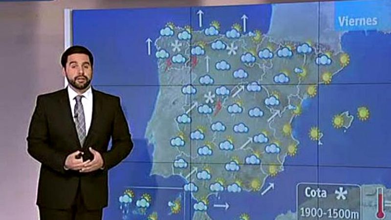 La lluvia será la tónica el fin de semana 