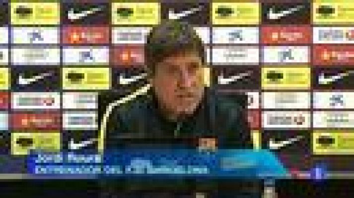 Telediario 1 - Roura: "Estamos trabajando bien"