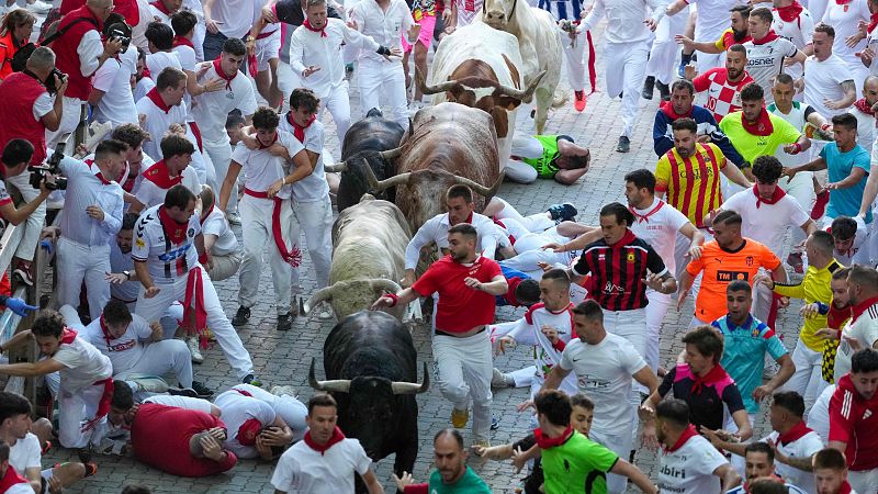 Heridos San Fermín 2026: parte médico del primer encierro | Ver