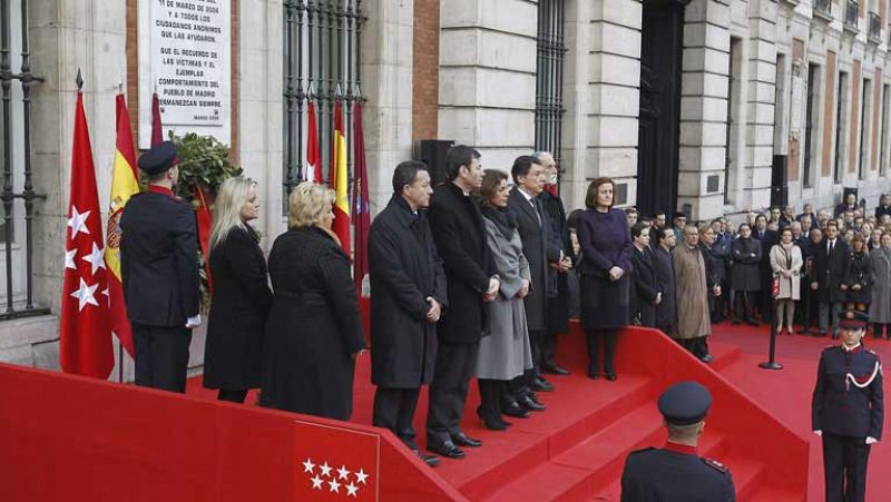 Homenaje en recuerdo de las victimas del 11-M