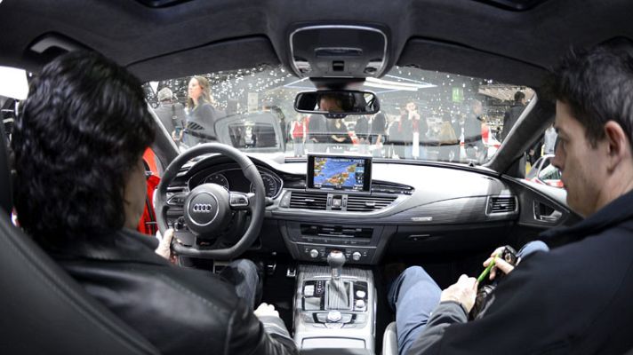 Telediario 1 - Vigilancia del uso del cinturón