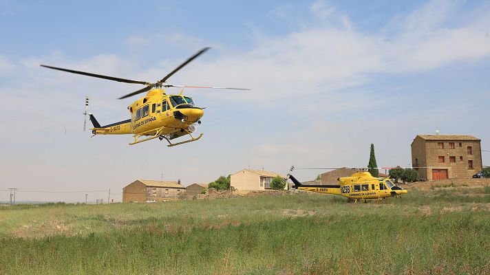 El incendio de Orés (Zaragoza) frena su avance | Ver
