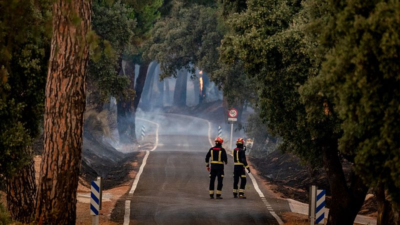 Los incendios de Ávila y Madrid se unifican bajo un mando único y la emergencia nacional se extiende a Toledo