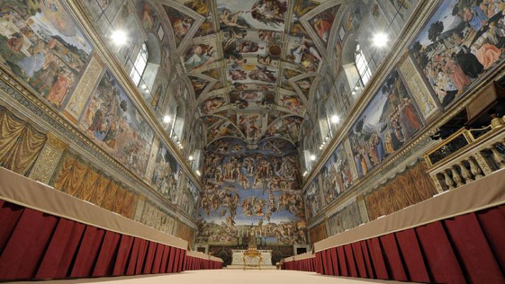 Telediario 1 - Comienza el cónclave