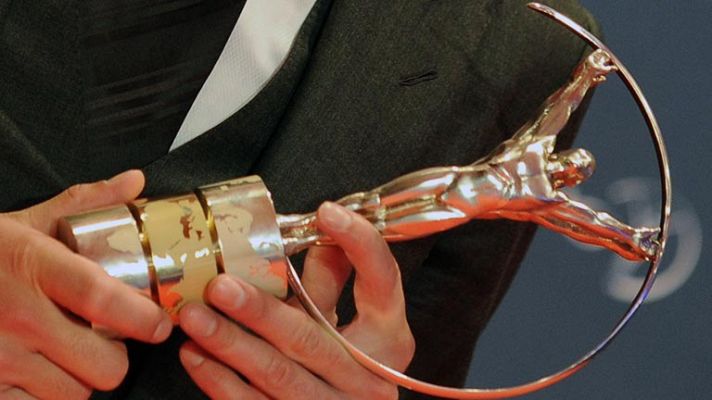 Telediario 1 - Usain Bolt y Jessica Ennis triunfan en los Laureus