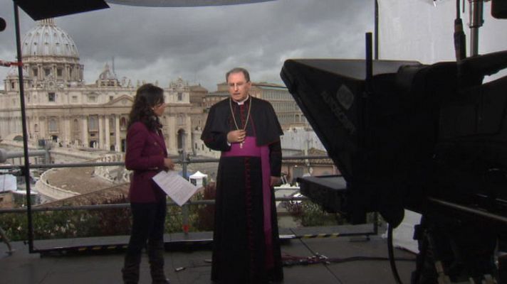 Telediario 1 - TVE ofrece especiales del cónclave