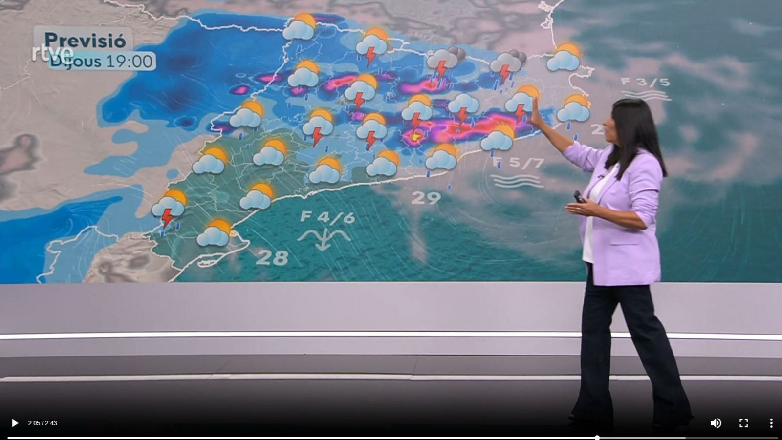 El Temps amb Sònia Papell (05/08/2026) | RTVE Catalunya - El temps | Veure