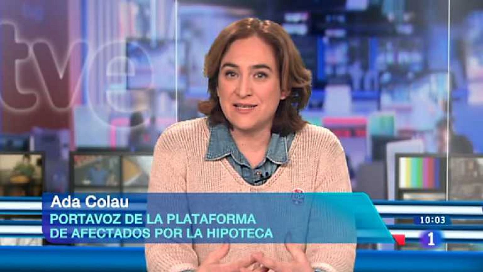Los desayunos de TVE - Ada Colau, portavoz de la Plataforma de Afectados por la Hipoteca