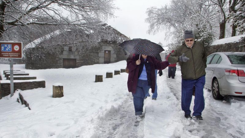 Quince comunidades están en alerta por nieve