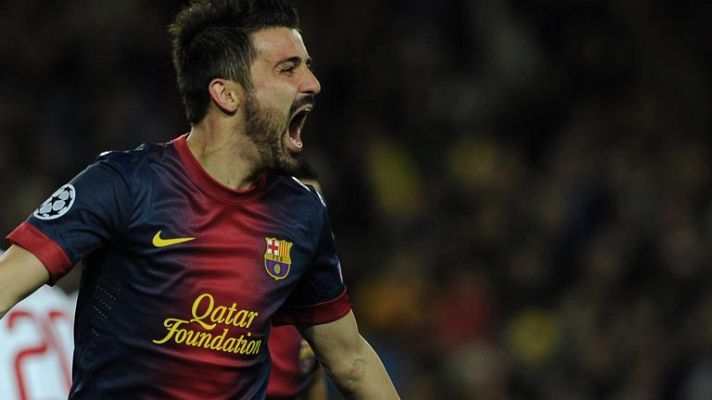 Villa vuelve a sentirse importante en el Barça