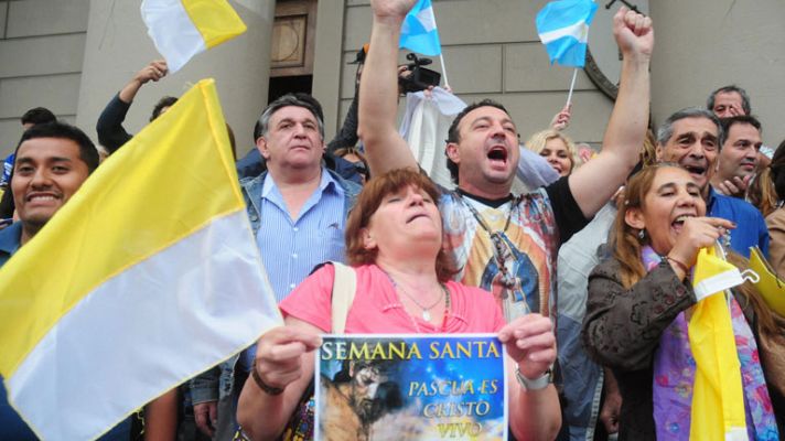 Argentina celebra el nombramiento del papa Francisco