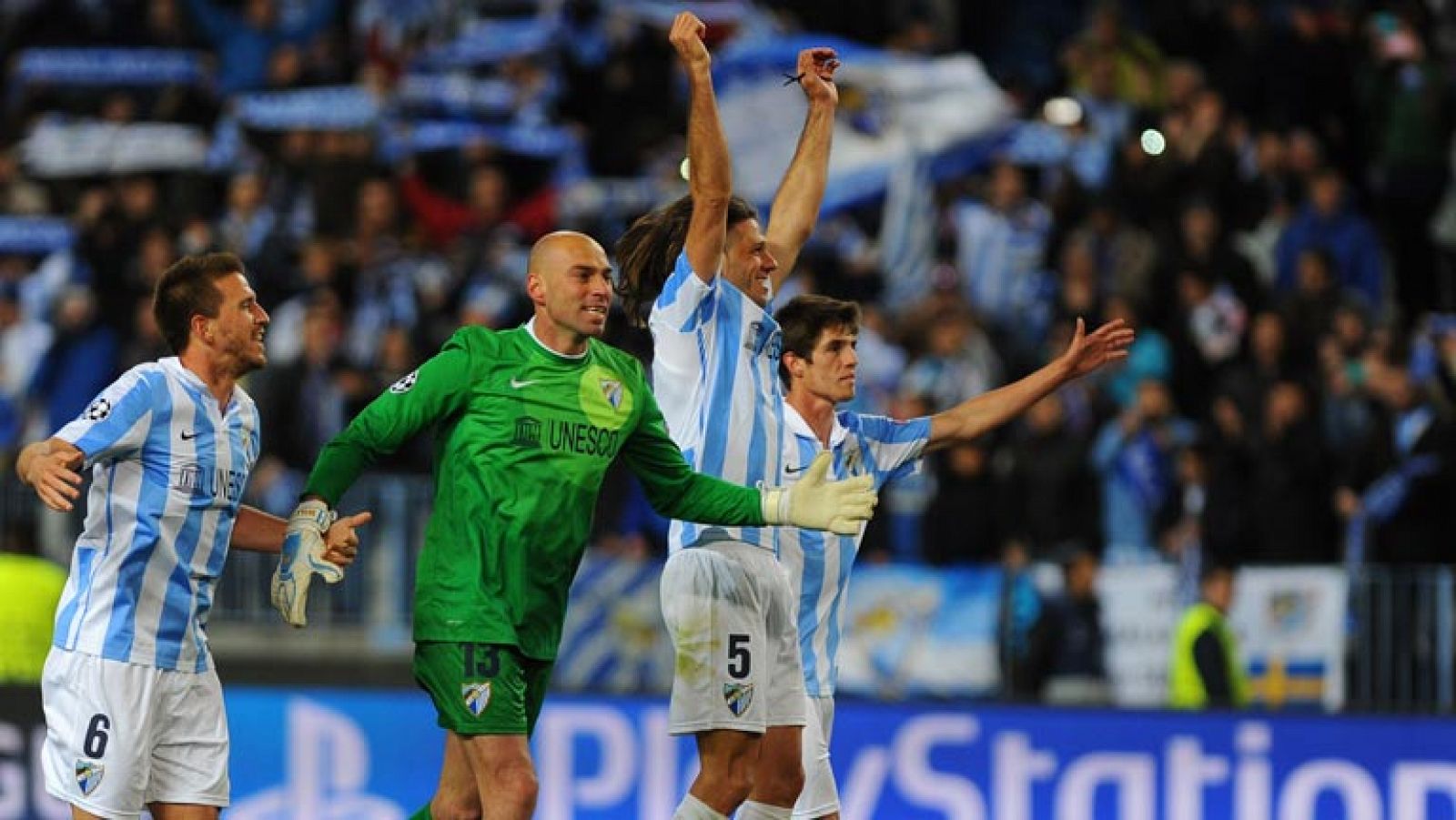 El Málaga, de dulce, supera al Oporto en Champions | Ver