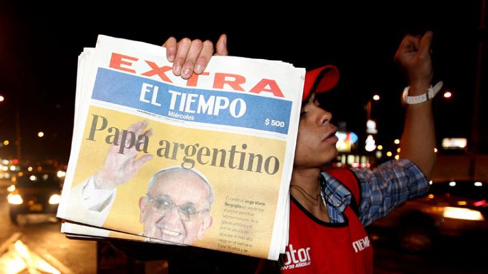 Telediario 1 - Líderes políticos felicitan al papa