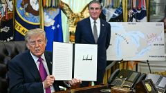 El nuevo conflicto de Trump con Canadá por el nombre del lago Ontario (o lago América)