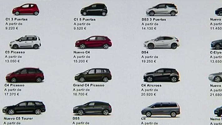 Telediario 1 - El sector del automóvil apuesta por la venta online