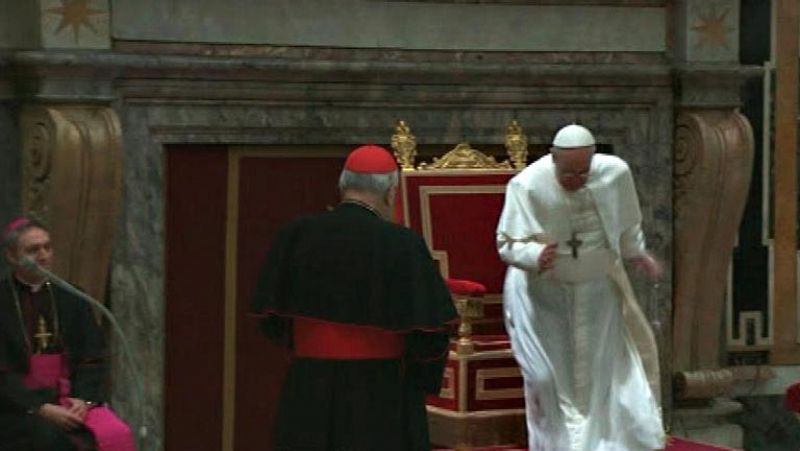 El papa Francisco insta a los cardenales a no caer en el "pesimismo" 