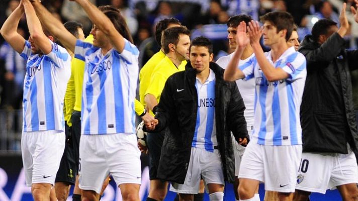 El Málaga, satisfecho por jugar contra el Borussia