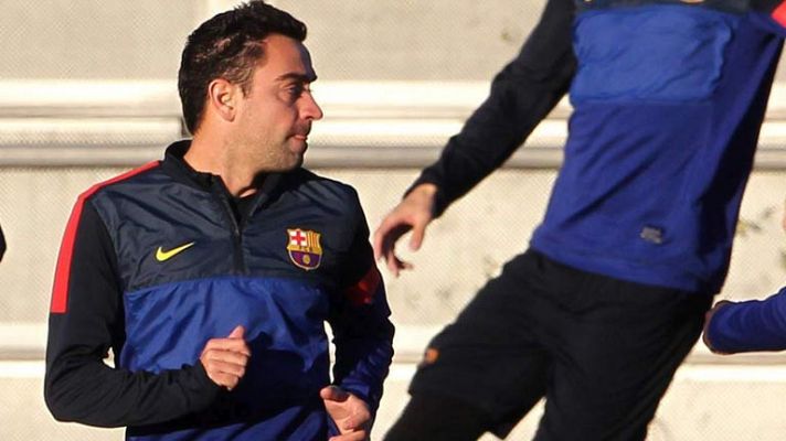 Xavi forzará para estar con la selección española