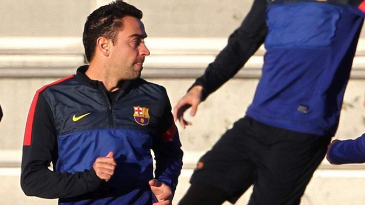 Telediario 1 - Xavi forzará para estar con la selección española
