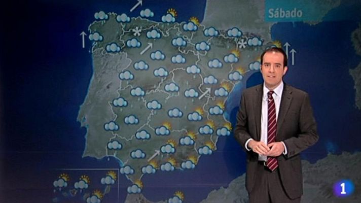 El tiempo - Lluvia generalizada para el domingo