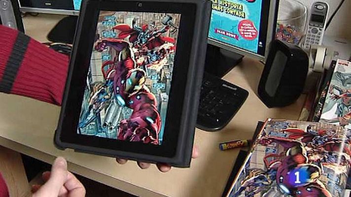 Telediario 1 - Marvel lanza su catálogo de comics en internet