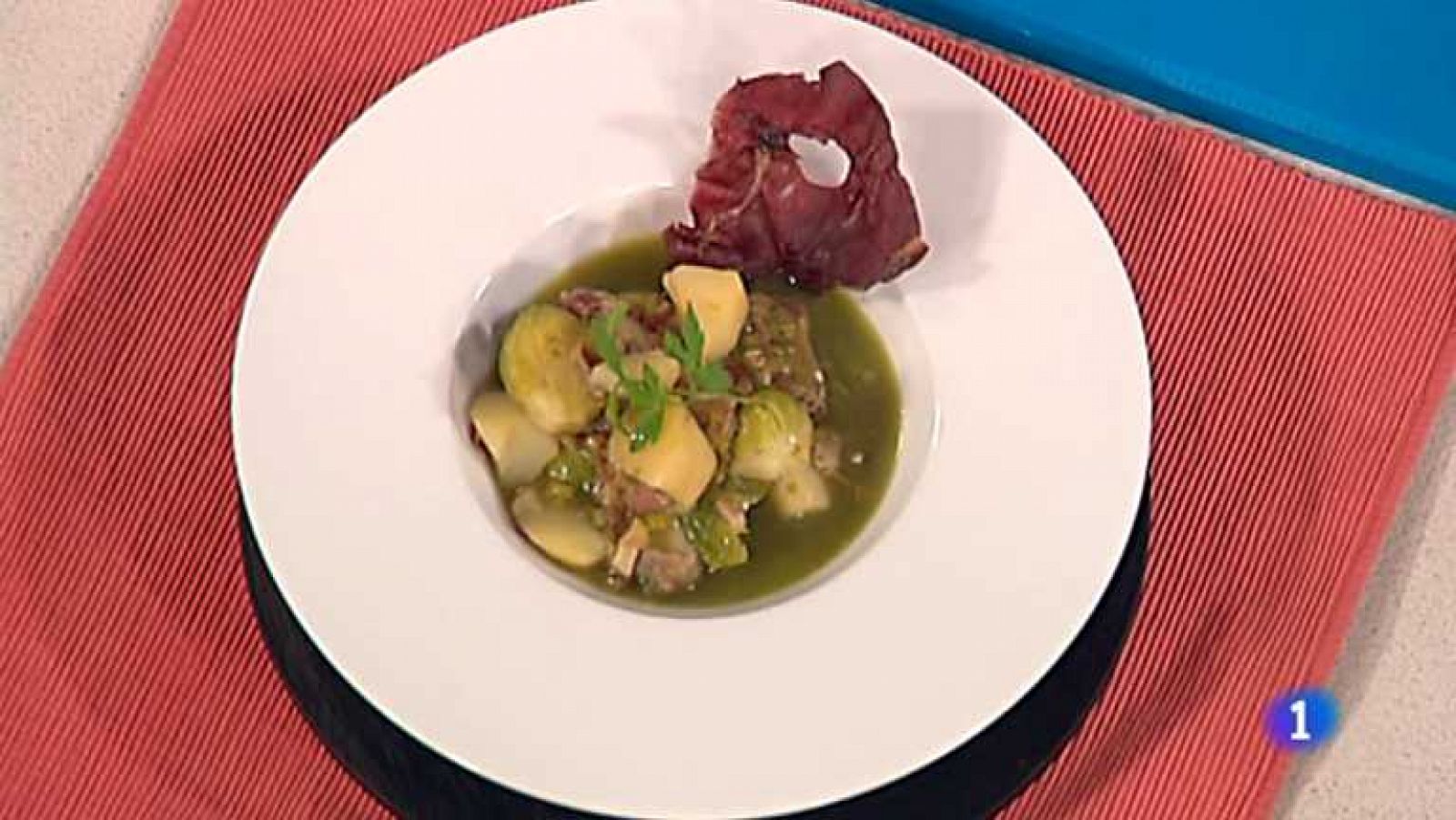 Cocina con Sergio - Patatas estofadas en salsa verde
