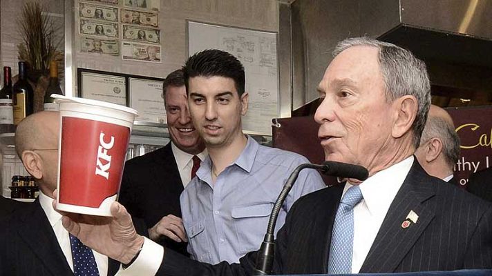 Telediario 1 - Nueva York prohibe refrescos XL