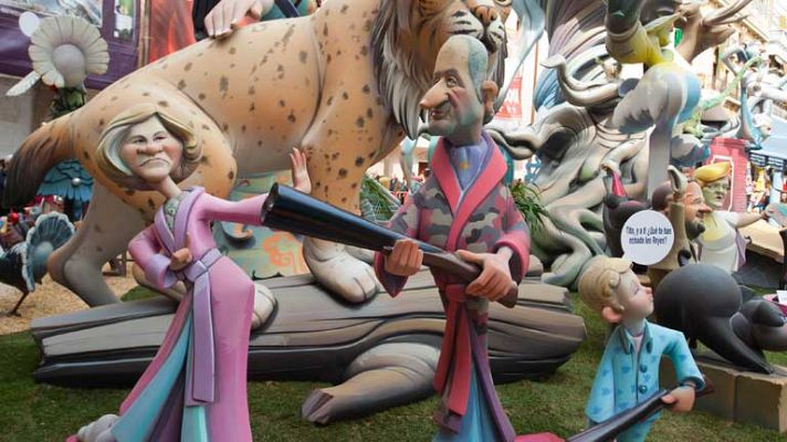 Telediario 1 - Recta final de las Fallas