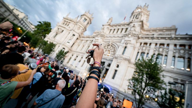 Cacerolada por la vivienda en Madrid