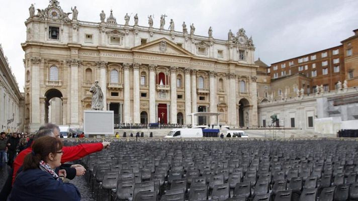 Todo listo en el Vaticano