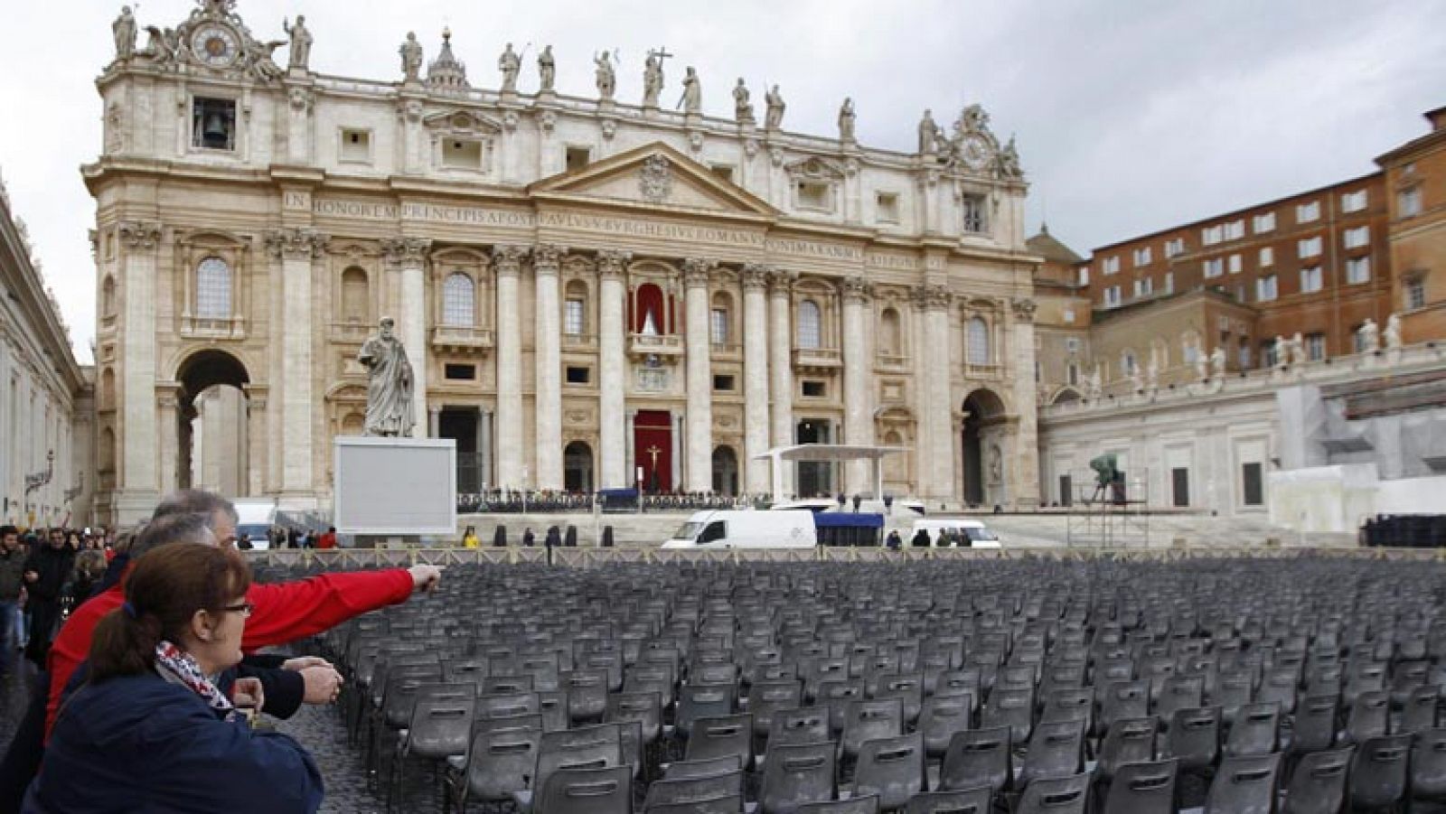 Telediario 1: Todo listo para asunción del papa | RTVE Play