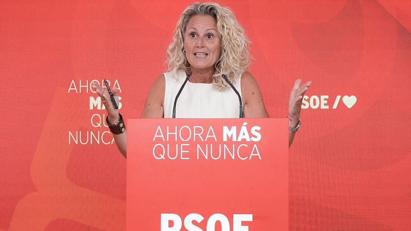 La portavoz de la Ejecutiva Federal del PSOE, Montse Mínguez