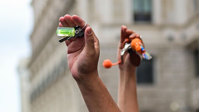 Protestas en Madrid por el derecho a la vivienda