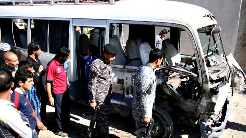 Medio centenar de muertos en atentados en Irak en la víspera del aniversario de la guerra 