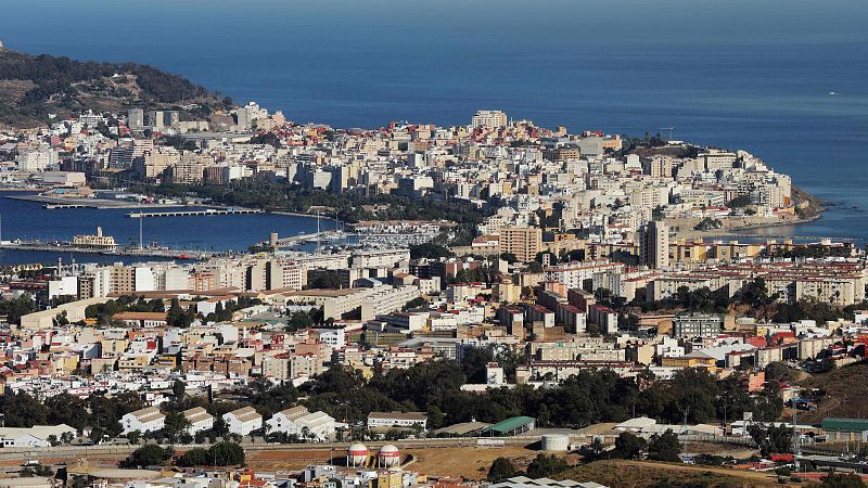 Vista de Ceuta en la víspera de la llegada de los reyes