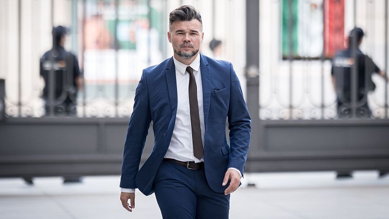 El portavoz de ERC en el Congreso, Gabriel Rufián