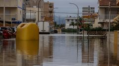 La dana Adam golpea con fuerza la Marina Alta de Alicante y la comarca valenciana de la Safor