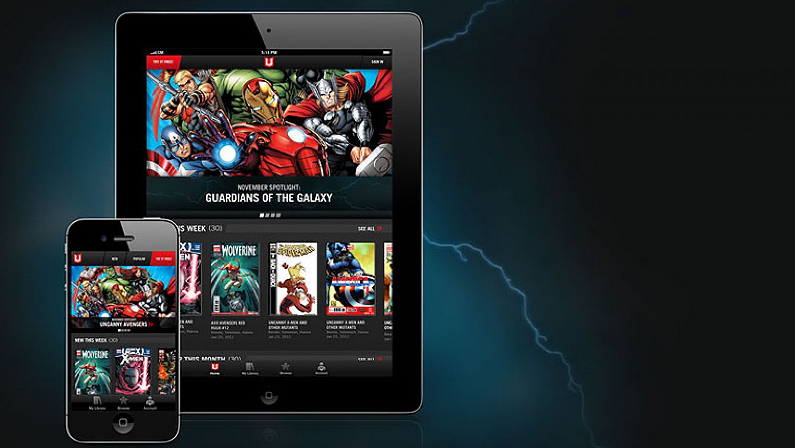 Los superheróes Marvel se pasan al formato digital