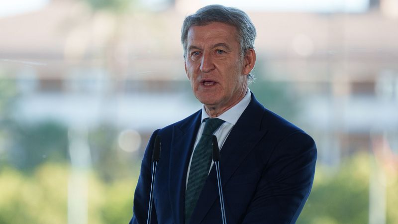 El presidente del PP y candidato a la presidencia del Gobierno, Alberto Núñez Feijóo