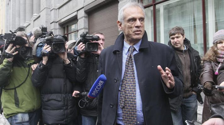 Telediario 1 - Chipre busca apoyo en Rusia