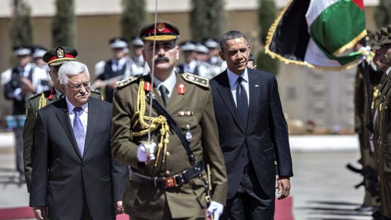 Obama llega a Ramala sin ninguna propuesta para reiniciar el proceso de paz 