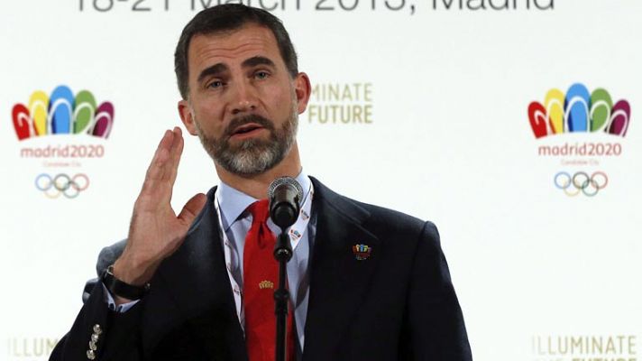 El príncipe de Asturias destaca la unidad nacional respecto a Madrid 2020